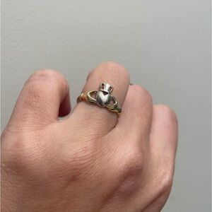 vintage 10k Gold Heart Ring size 6.5